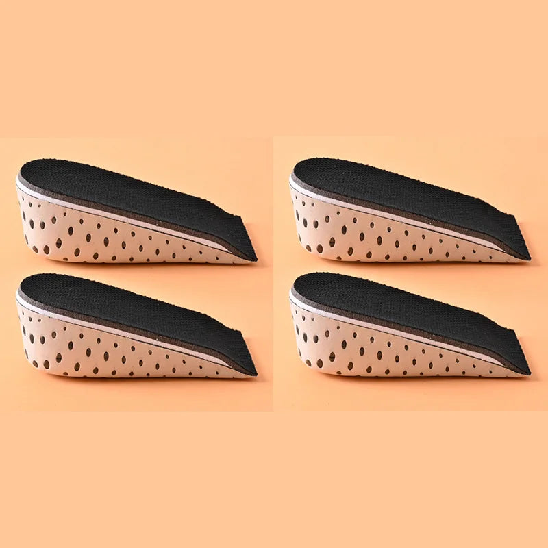 1 Pair Height Increase Insole Breathable Memory Foam Heel Lifting Inserts Shoe Lifts Shoe Pads Elevator Insoles for Unisex