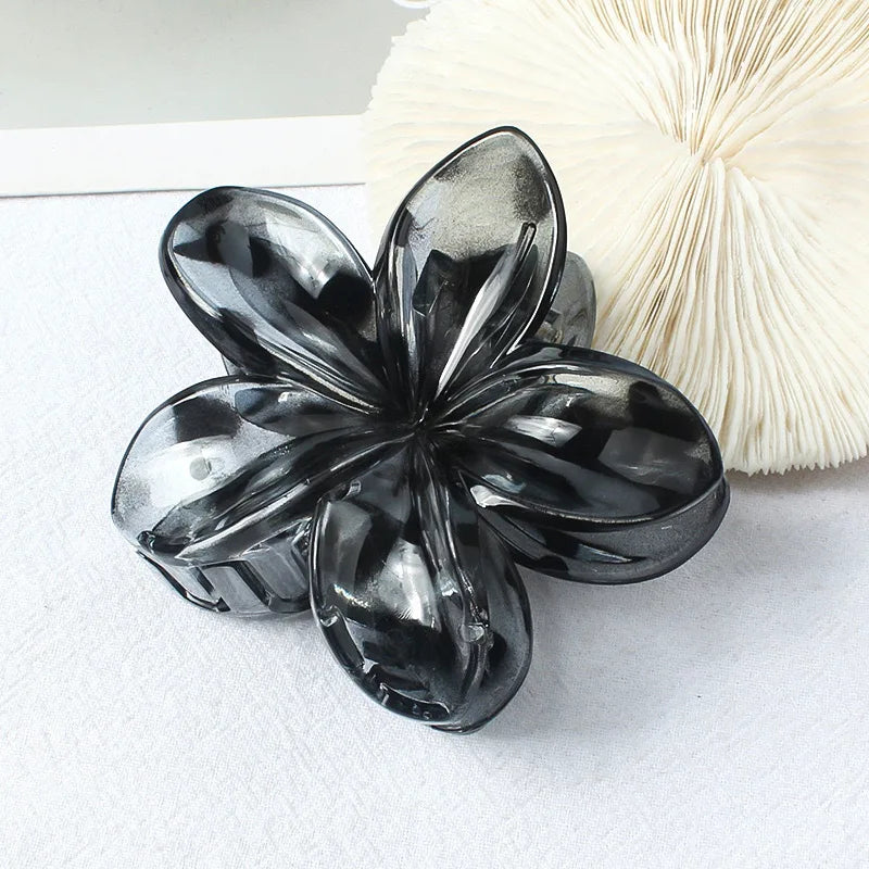 Women Fashion Flower Claw Clip Women Summer Beach Hawaiian Headwear Cute Preppy Stuff Female Hair Accessories for Four Seasons