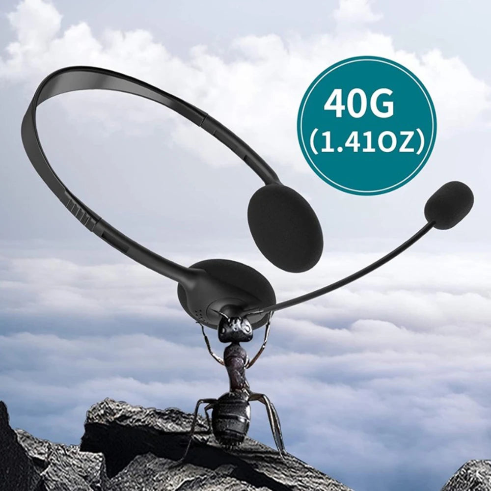 Call Center Wired Headset With Microphone Clear Voice Office School Pc Gaming With Microphone Usb Wired Computer Headset