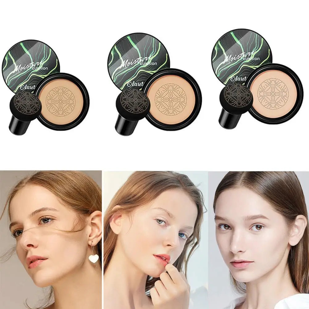 Fashion Girl's Air Shock Room Head BB CC Cream Makeup Foundation Long Color Natural Moisturizing Last Concealer  Makeup Tools