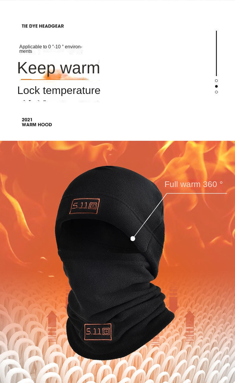 Winter Polar Coral Hat Fleece Balaclava Men Face Warmer Beanies Thermal Head Cover Tactical Military Sports Scarf Caps