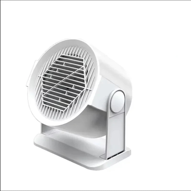 Mini Desktop Electric Heater for Home, Portable Heater for Office Desk, Compact Warm Air Fan for Cozy Feet and Home Use