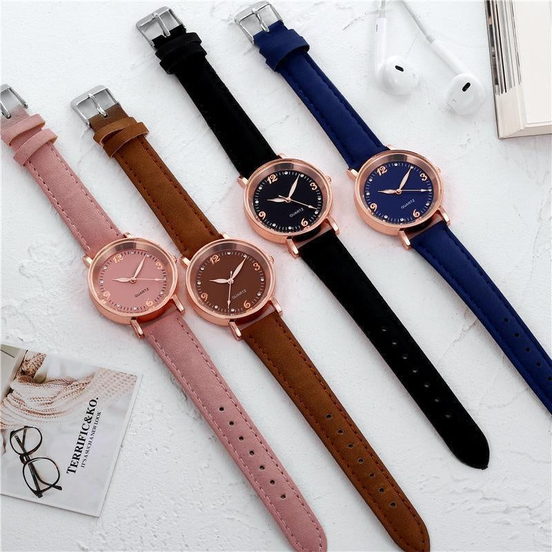 Watches for Women Leather Band Luxury Watches Quartz Watch Casual Bracelet Watch for Women