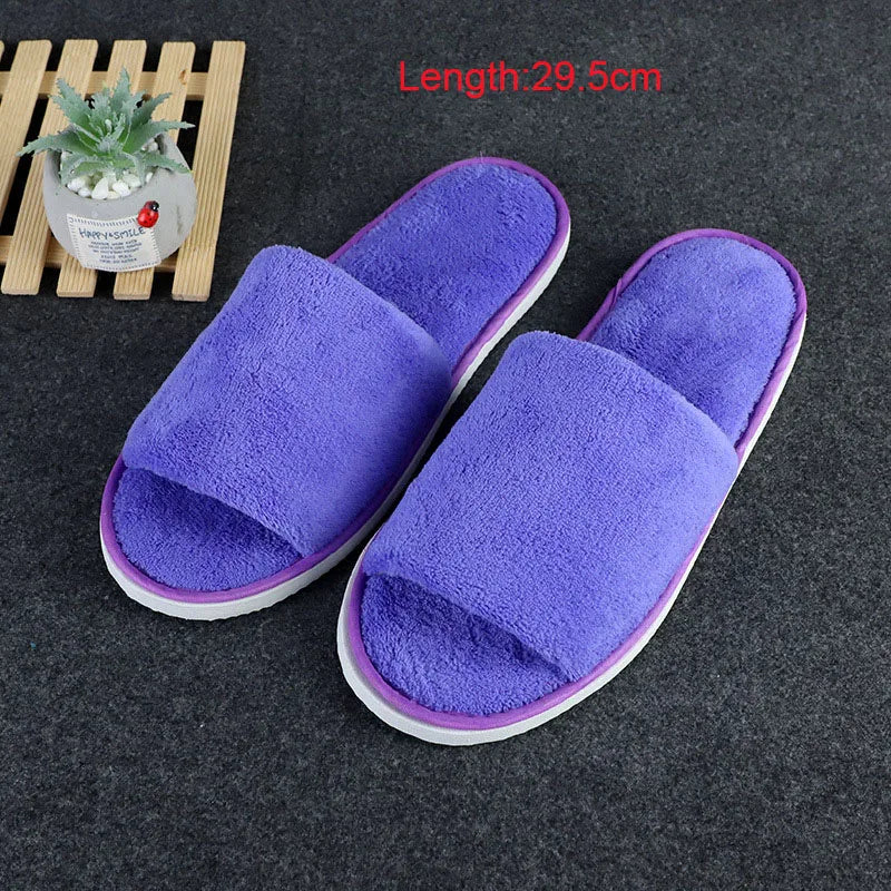 Women Indoor Slippers warm furry Home Slipper Winter Home shoes Women Men House Flat Closed Toe Slides for Bedroom Flip Flops