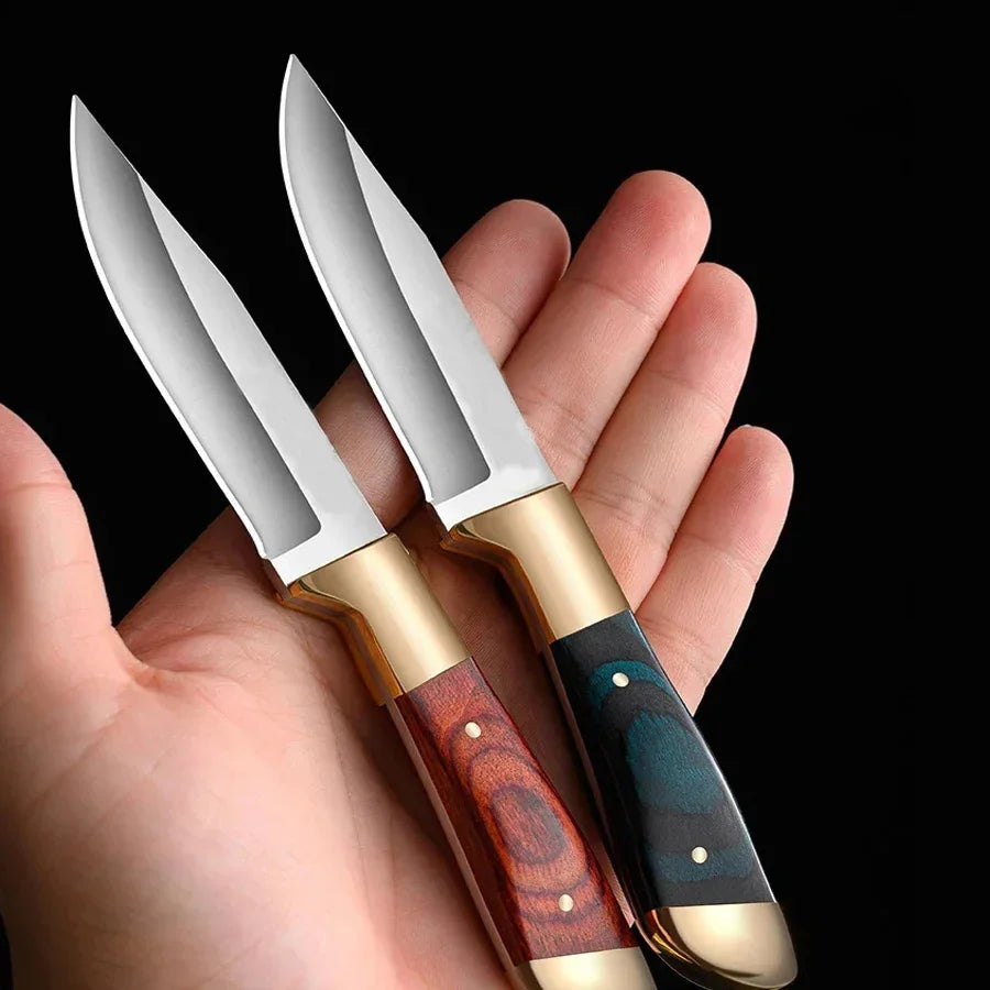 Sharp Fruit Knife, Outdoor Boning-Knife, EDC Portable pocket-Knife, Lamb Chop-Knife, BBQ knife, Survival-Knife, cutting-Knife