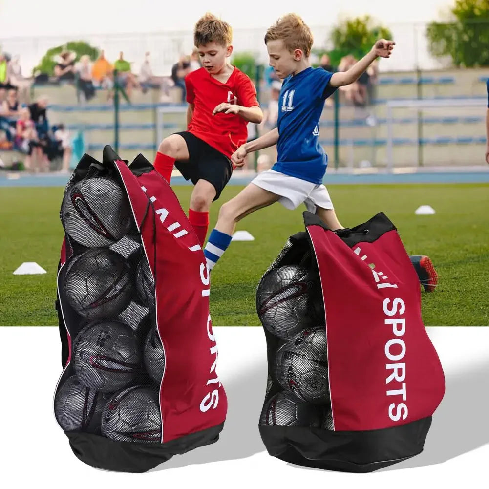 Football Bag with Shoulder Strap Comfortable Padded Shoulder Strap Sports Bag Heavy Duty Soccer Ball for Sports for Basketball