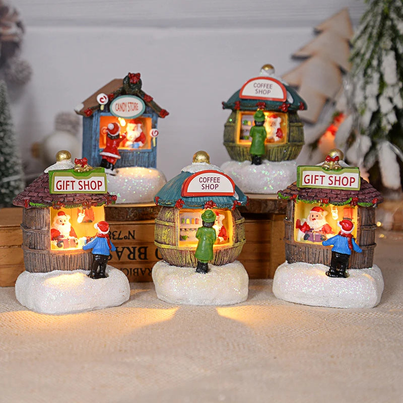 Christmas Wooden Train Merry Christmas party Decorations Home Desktop Ornament Xmas Navidad Noel Kids Gift New Year 2025 Gifts