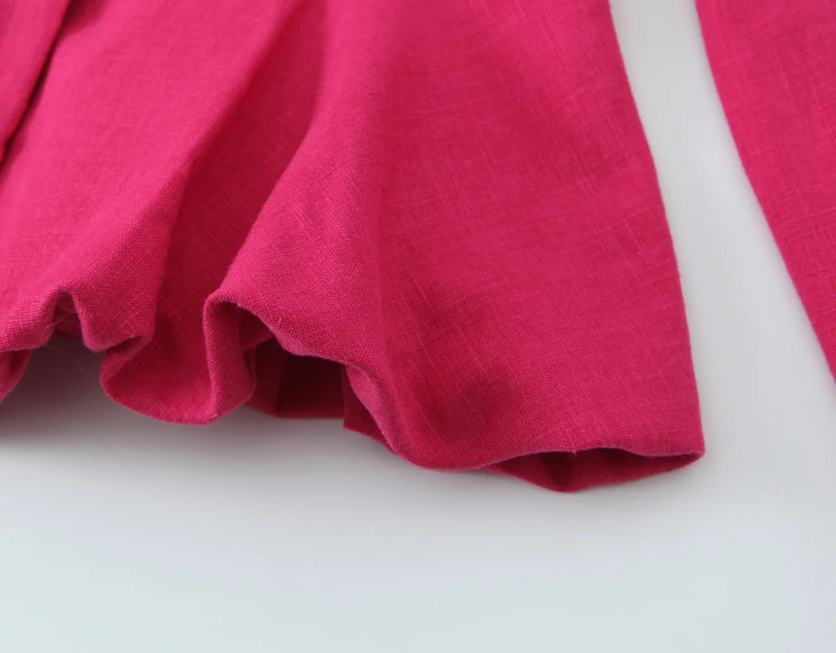 2025 Women's Autumn New Suit Jacket Round Neck Single Breasted Skirt Design High Waist Commuting Temperament Long Pants Set