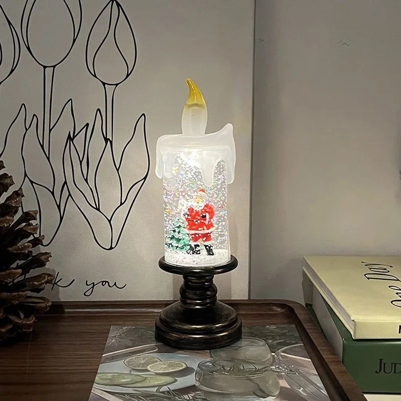 【Christmas Night Light Gift】Soothing Snowfall Glow, Anti-fall & Waterproof, Multi-color Modes, Must-have Party Decor!