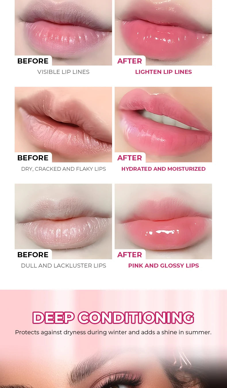 Beauty Glazed Bear Moisturizing Lipstick,Colored Lip Balm,Nourishing Lip stick,Easy To Color,Watery