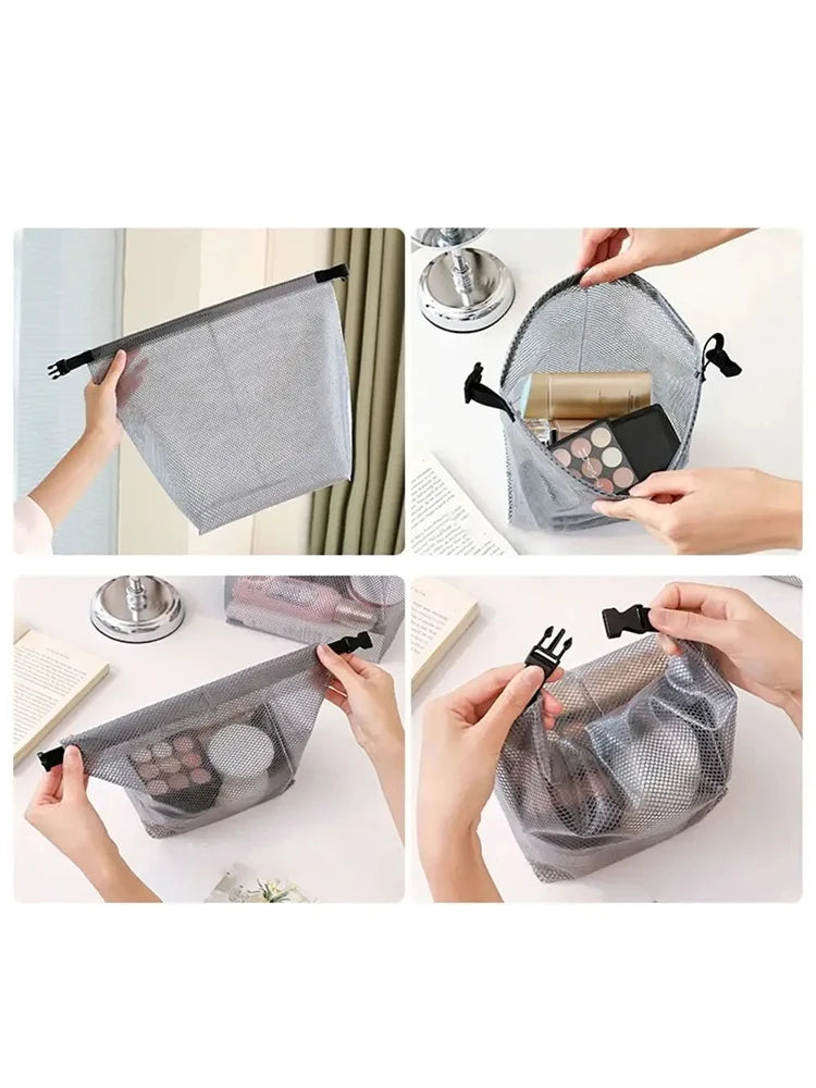 Waterproof Storage Bag, Fitness Clothing, Swimming Bathroom, Large Capacity Drawstring, Men's And Women's Outdoor Toiletries Bag