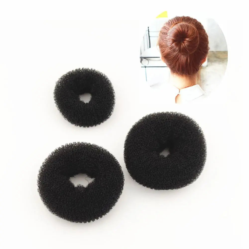 Head Hair Accessories Female Easy Big Ring Bird's Nest Bun Maker Women Hair Ring Korean Style Ponytail Holder Hairstyle Tools