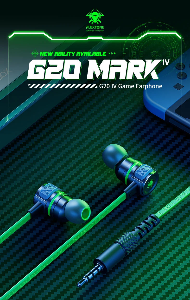 Hammerhead G20 Earphone With microphone in-ear Gaming headphone wire handsfree fones Stereo Comparison Razer Hammerhead V2 Pro