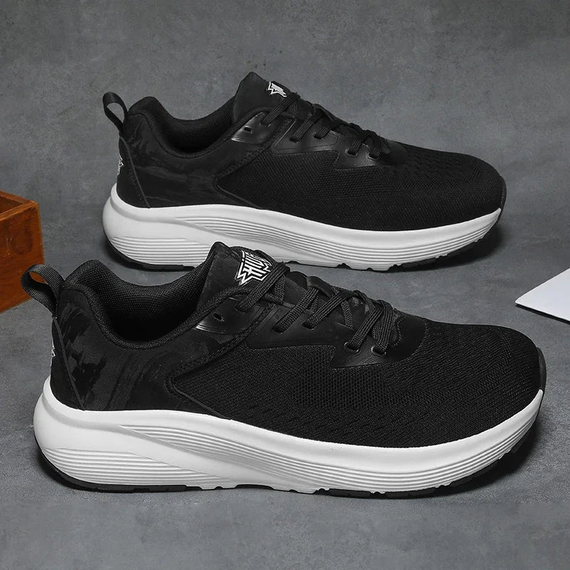 Shoes for Men Breathable Wear Resistant Athletic Training Sneakers White Sports Shoes Tennis Men's Running Walking Travel Shoes