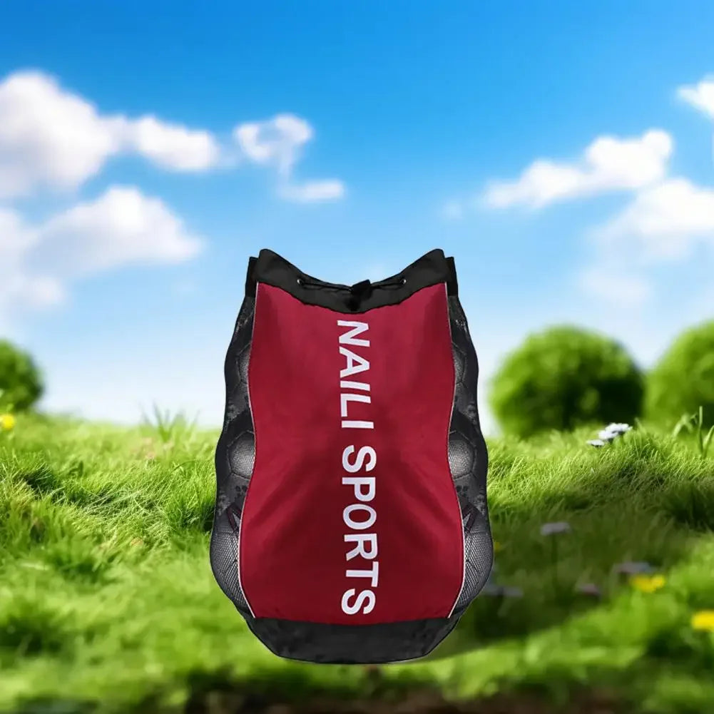 Football Bag with Shoulder Strap Comfortable Padded Shoulder Strap Sports Bag Heavy Duty Soccer Ball for Sports for Basketball