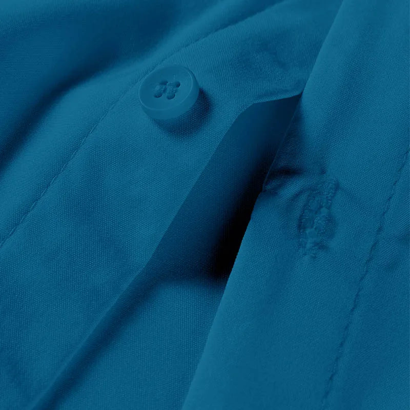 New Men's Business Casual Solid Color Short Sleeved Shirt for Summer Fashion No Ironing Comfortable and Versatile Top