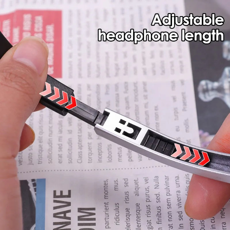 Wired Headphone with Microphone Universal Adjustable Headband and 3.5mm Audio Jack Music Headphones for School Home Work