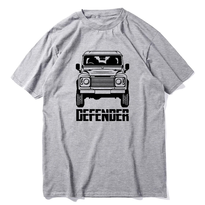 Men's Fashion Multiple Color T Shirts Hot Sale Men  Fashion Defender 90 110 Off Road Land Mens  Summer