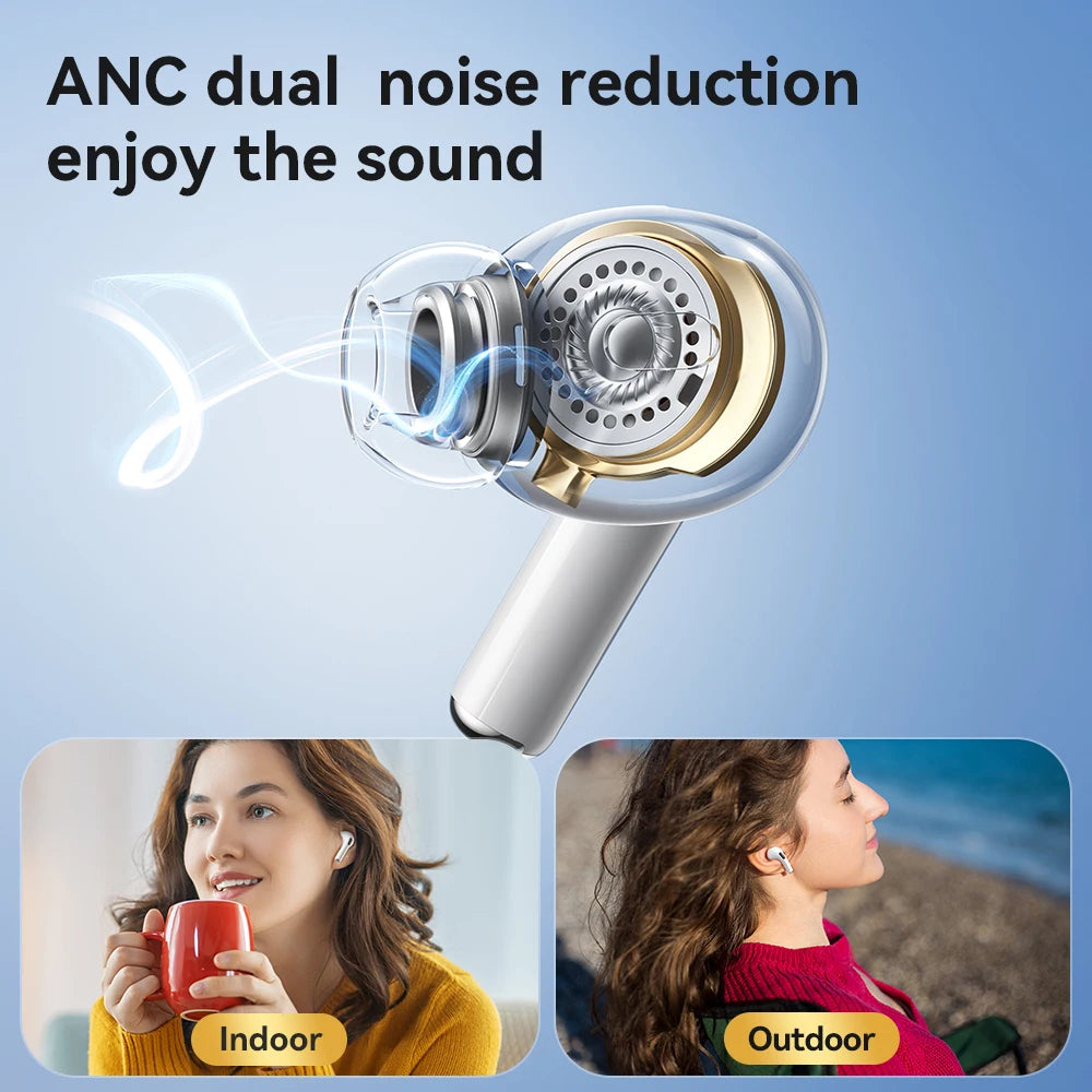 HOCO EW60 Wireless Bluetooth Headphones Tws Waterproof Earbuds Earphones HD Mic with touch Control Earbuds For Smartphones