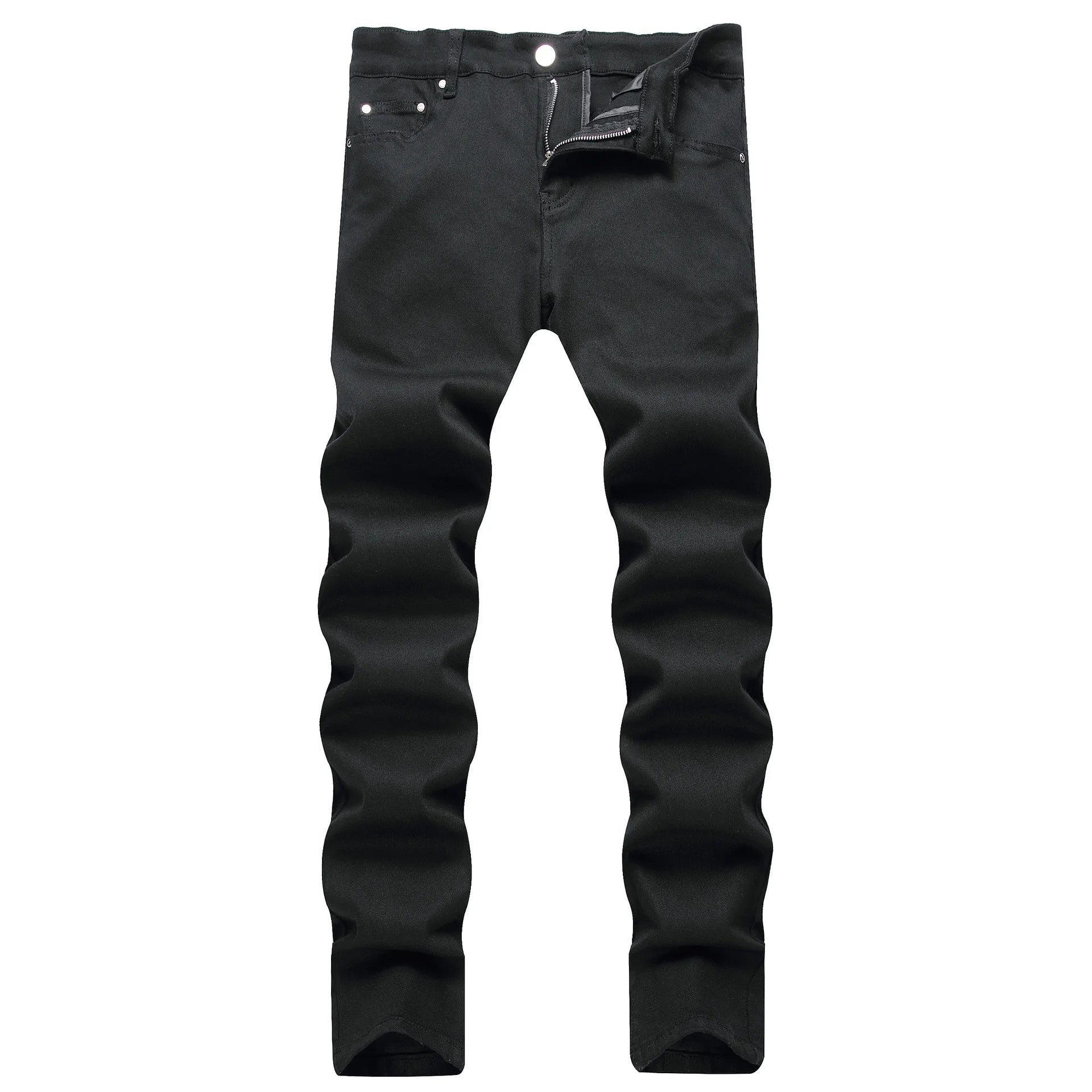 2023 Men Black Jeans Autumn Casual Mens Cotton Jeans Straight Male Denim Pants Baggy Jeans Trousers pantalones hombre