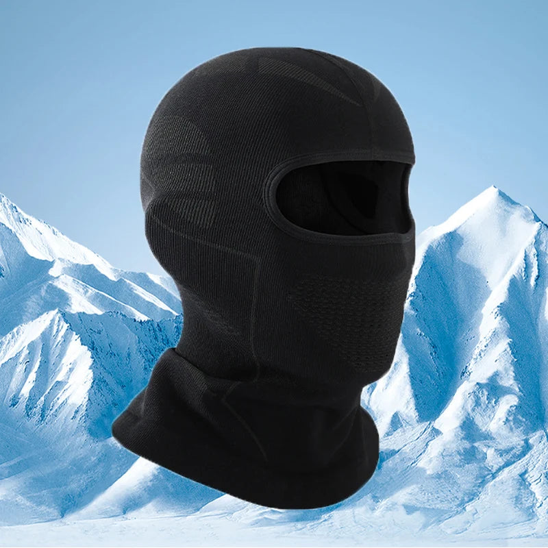 Winter Thermal Ski Balaclava Hats for Women Men Outdoor Full Face Mask Cold-Proof Cycling Head Neck Cover Helmet Liner Cap Scarf