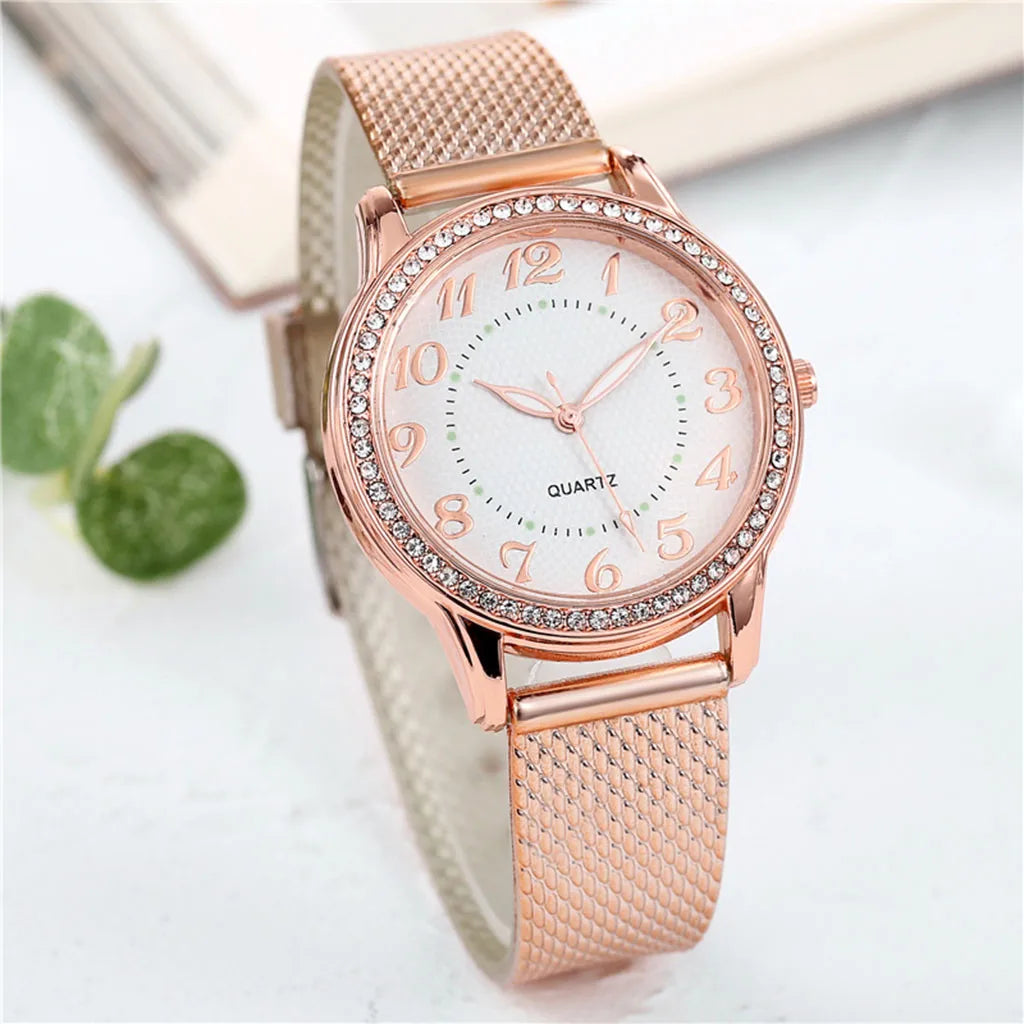 Women Watches Top Brand Luxury Gold Bracelet Watch Rhinestone Ladies Watch Clock Reloj Mujer Montre Femme Relogio Feminino