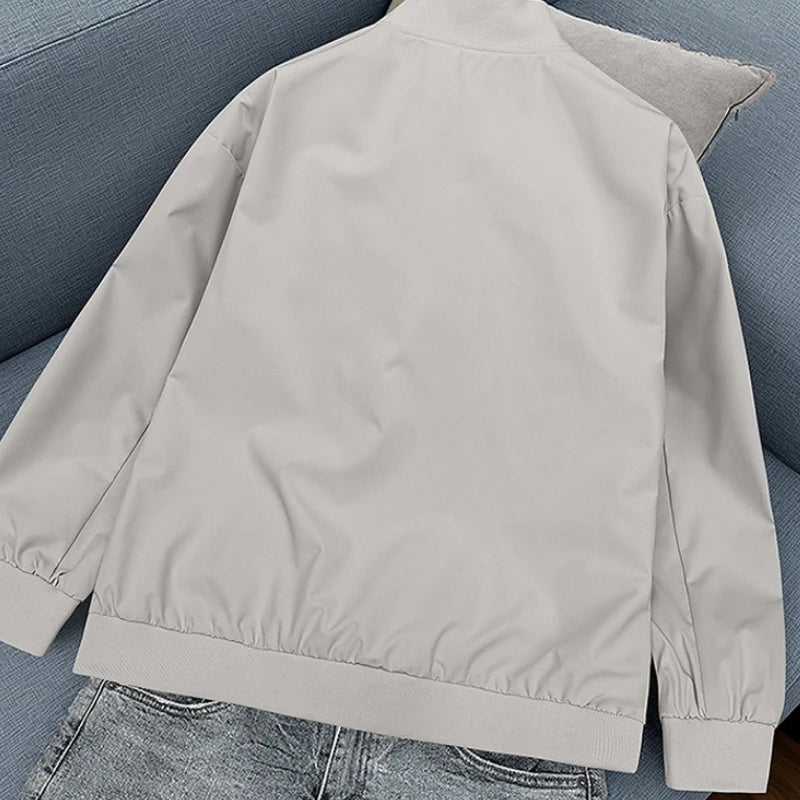 Men's Jacket Fashion Stylish Lightweight Windbreaker Casual Loose Soft Fashion High Quality Handsome for Mens Outdoor Men's Coat