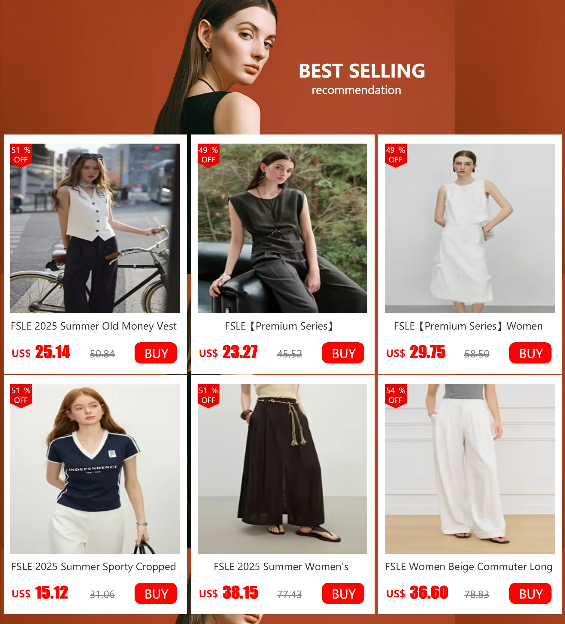 FSLE Wool Knitted Suit For Women 2024 Autumn New Elegant All-match Casual Top Skirts Female Two-pieces Suit 24FS13043 24FS13044