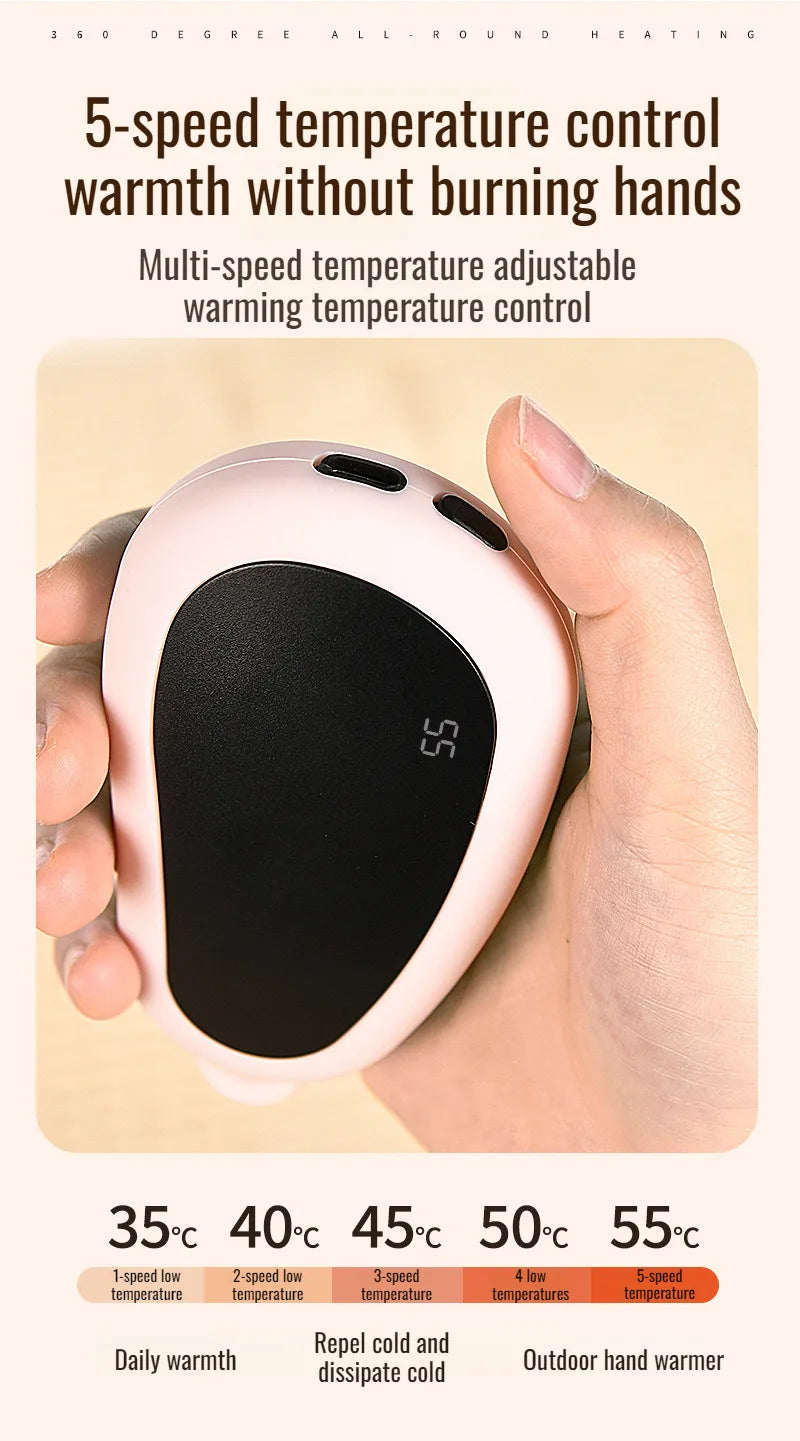 Mini Usb Hand Warmer Essential Antifreezing Heating Hand Warmer Continuous Warming Mini Hand Warmer