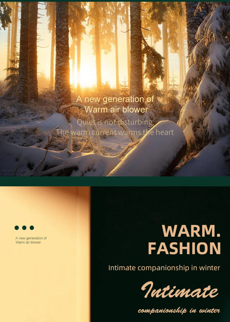 Mini Electric Heater Portable Desktop Low Consumption Warm Heating Fans for Home Office Hand Foot Warmer Heater for Winter 500W