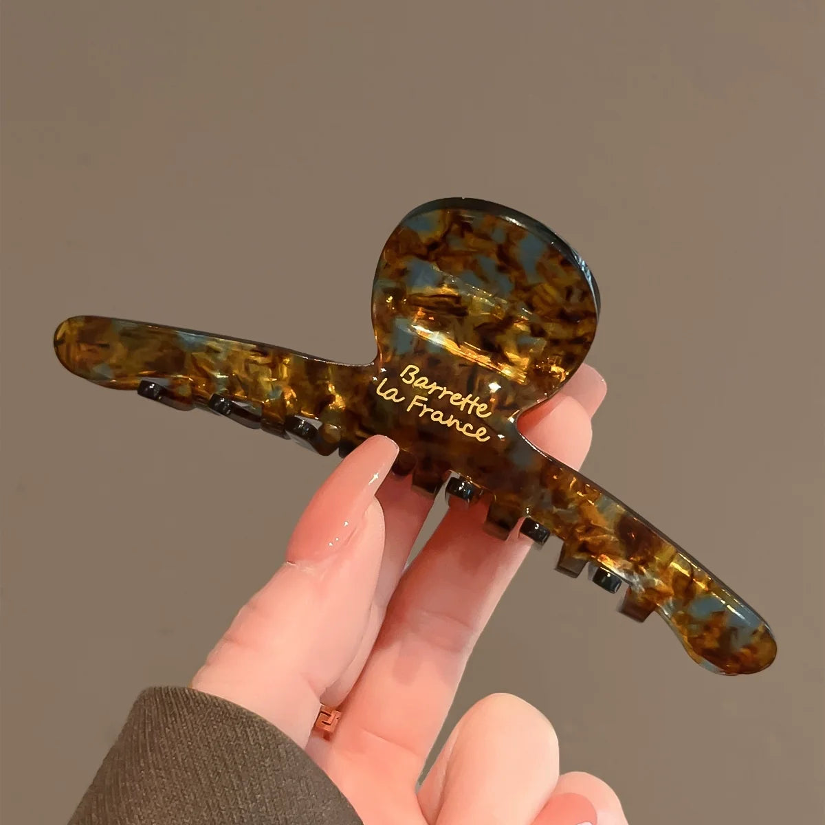 Women Acetate Leopard Hair Claw Hair Claws Chic Barrettes Crab Hairpins Styling Clips Girls Lady Headwear Hair Accessories