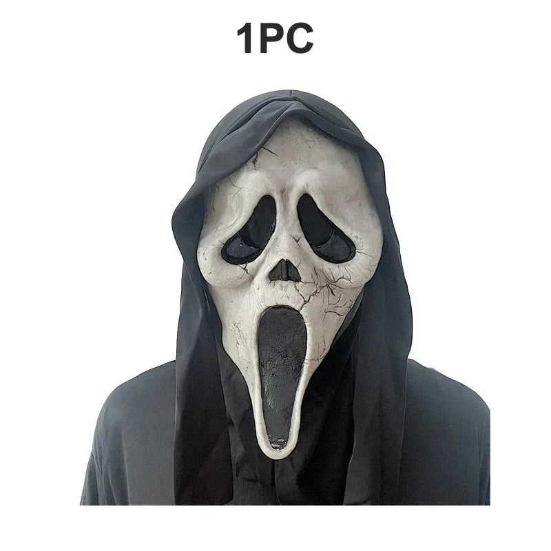 Halloween Mask, Party Mask, Fun Horror Mask, Cosplay Mask, Masquerade Mask, Led Mask, Halloween Decoration, Halloween Props