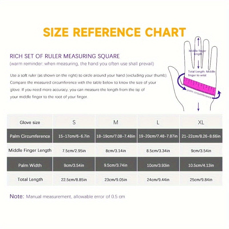 Outdoor Double Layer Touch Screen Non-slip Waterproof Windproof Sports Gloves