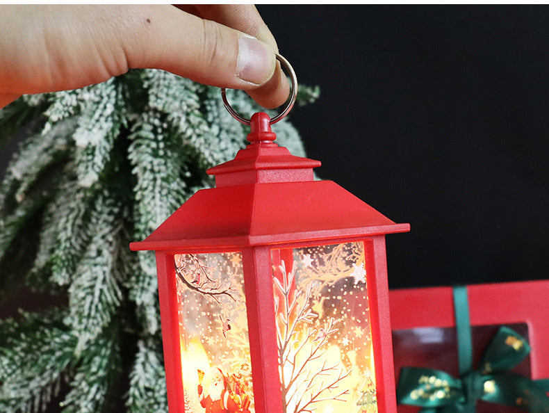 Christmas theme,night light,Christmas wind lamp,candelabra lamp,old man snowman decorations,table decorations,Christmas