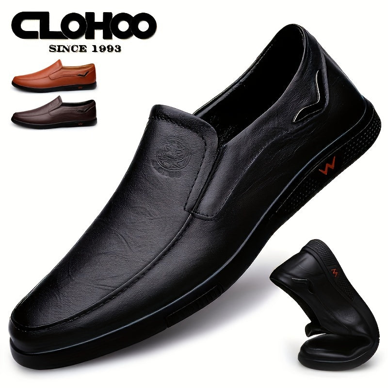 CLOHOO Men's Handmade Casual Slip On Shoes - Assorted Colors - Comfortable & Breathable - For Everyday Wear - Perfect Gift for Fashionable Men