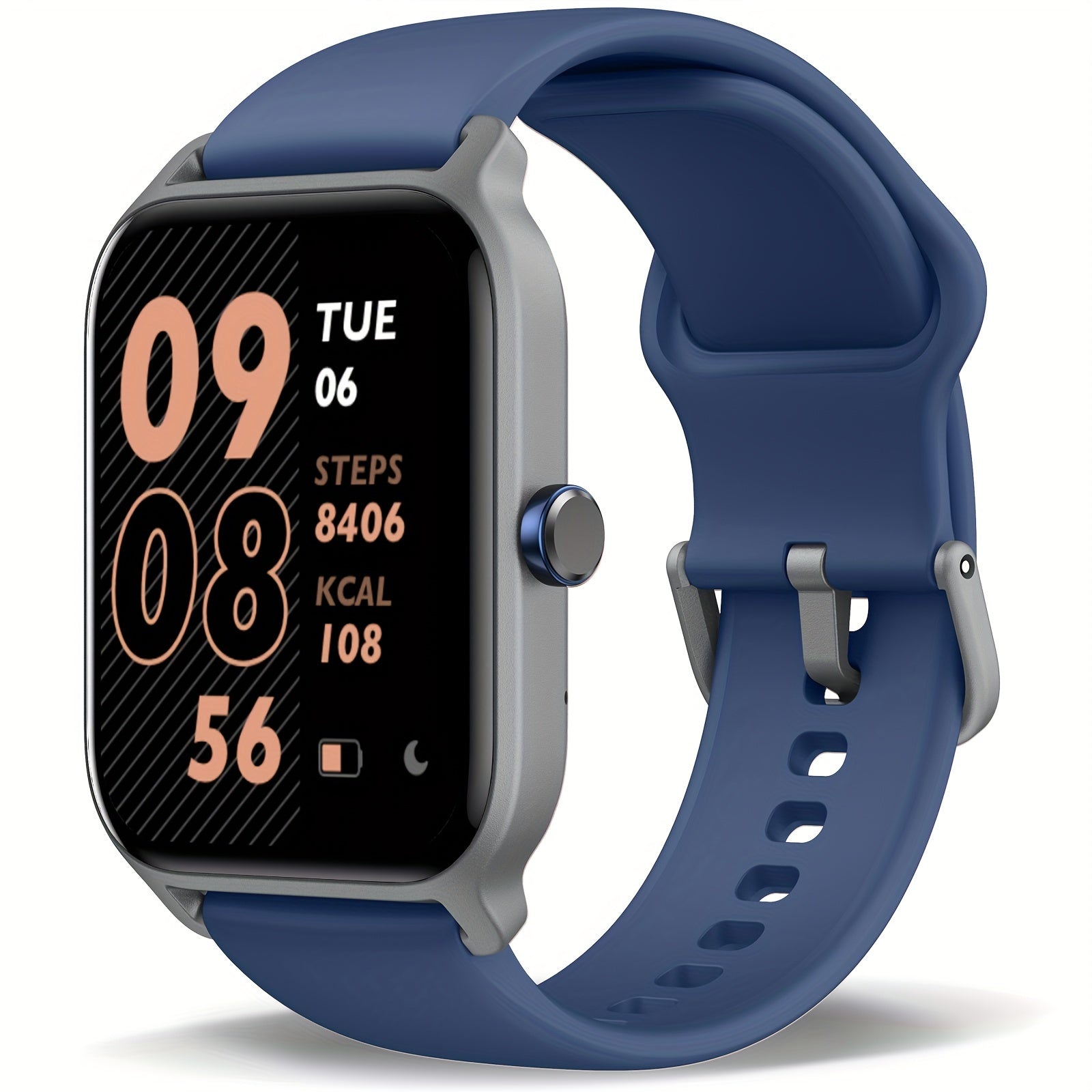 FUVEHA Smart Watch, Compatible With Android And For iPhone, Sports Electronics With Remote Camera, Men's Watch With Wireless Call And Text Reminder, Built-in Activity Fitness Tracker For 100 Sports