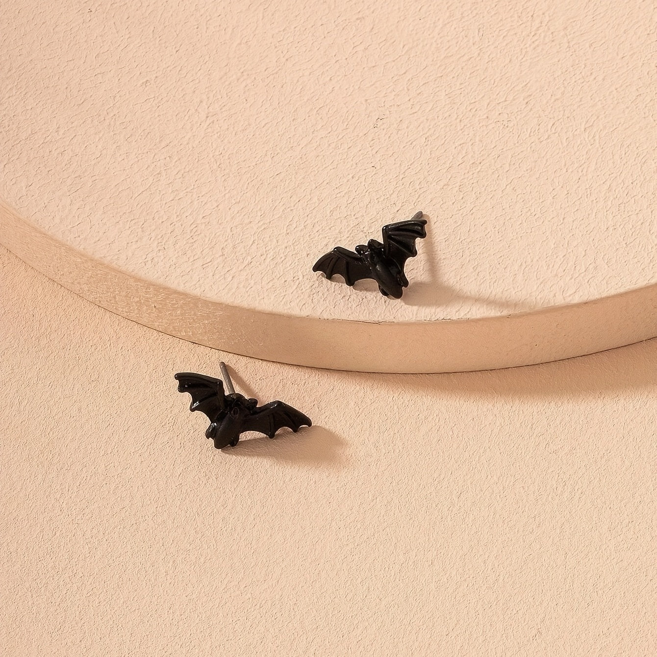 Stylish Personality Gothic Bat Earrings Halloween Accessories Jewelry Gift