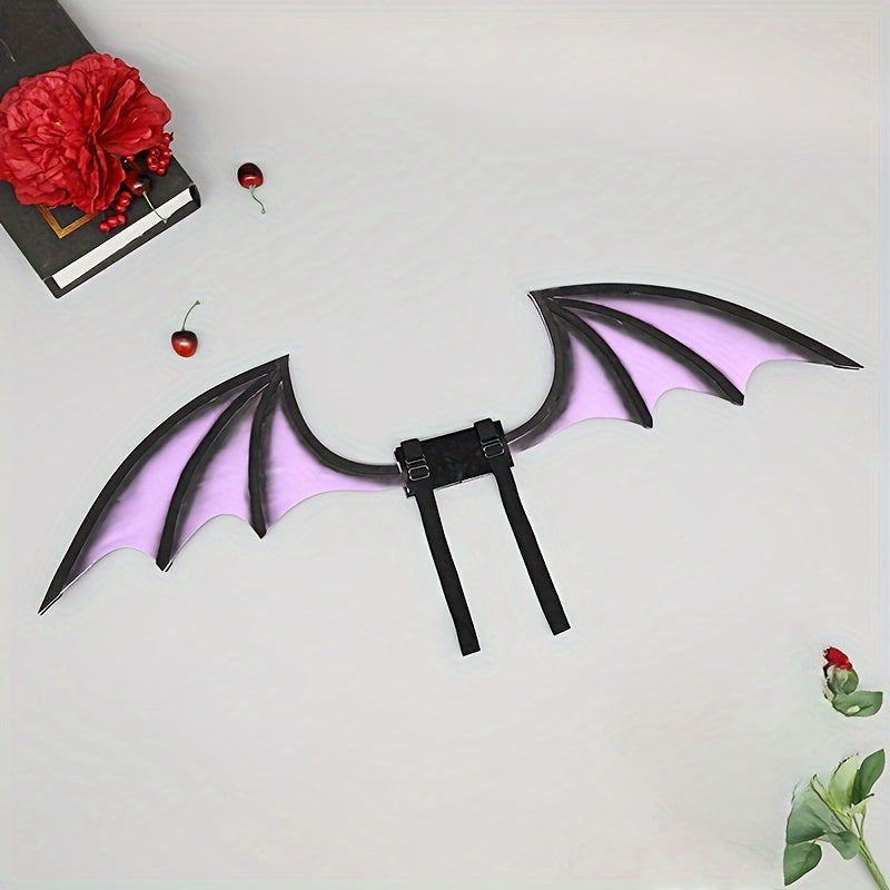 [Cute Bat Ears Headband] Faux Fur Bat Ears Headband - Cute Animal Theme Cosplay Accessories for Halloween Party and Role Play Performances