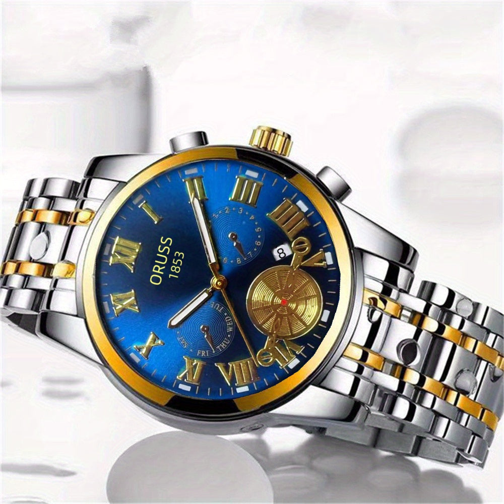 A Stylish, High-end, Durable, Handsome, And Precise Men's Watch That Is Versatile For Business And Fashion Trends.