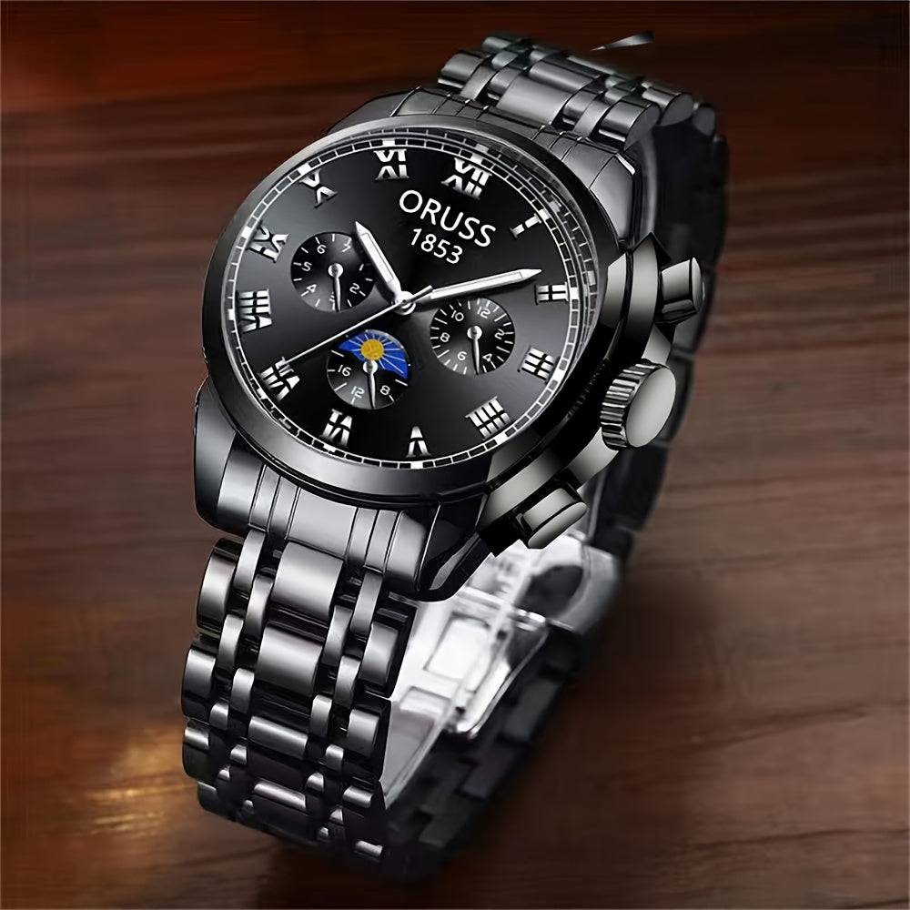 A Stylish, High-end, Durable, Handsome, And Precise Men's Watch That Is Versatile For Business And Fashion Trends.