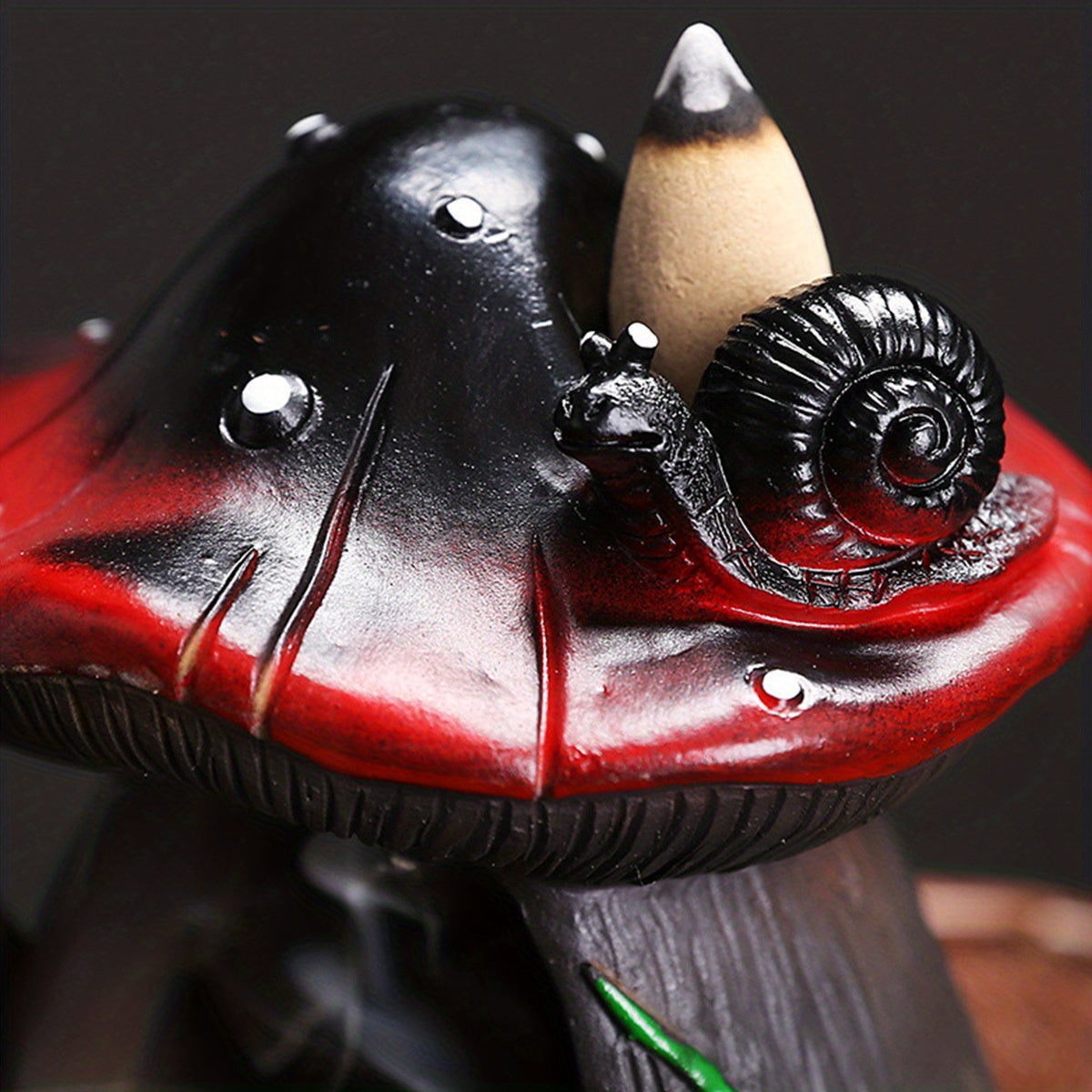 1pc Exquisite Waterfall Incense Burner - Handcrafted Resin Aromatherapy Decor - Aesthetically Pleasing Home Fragrance for Festive Seasons & Everyday Use - Ideal Christmas, Easter, Halloween, Thanksgiving Gift