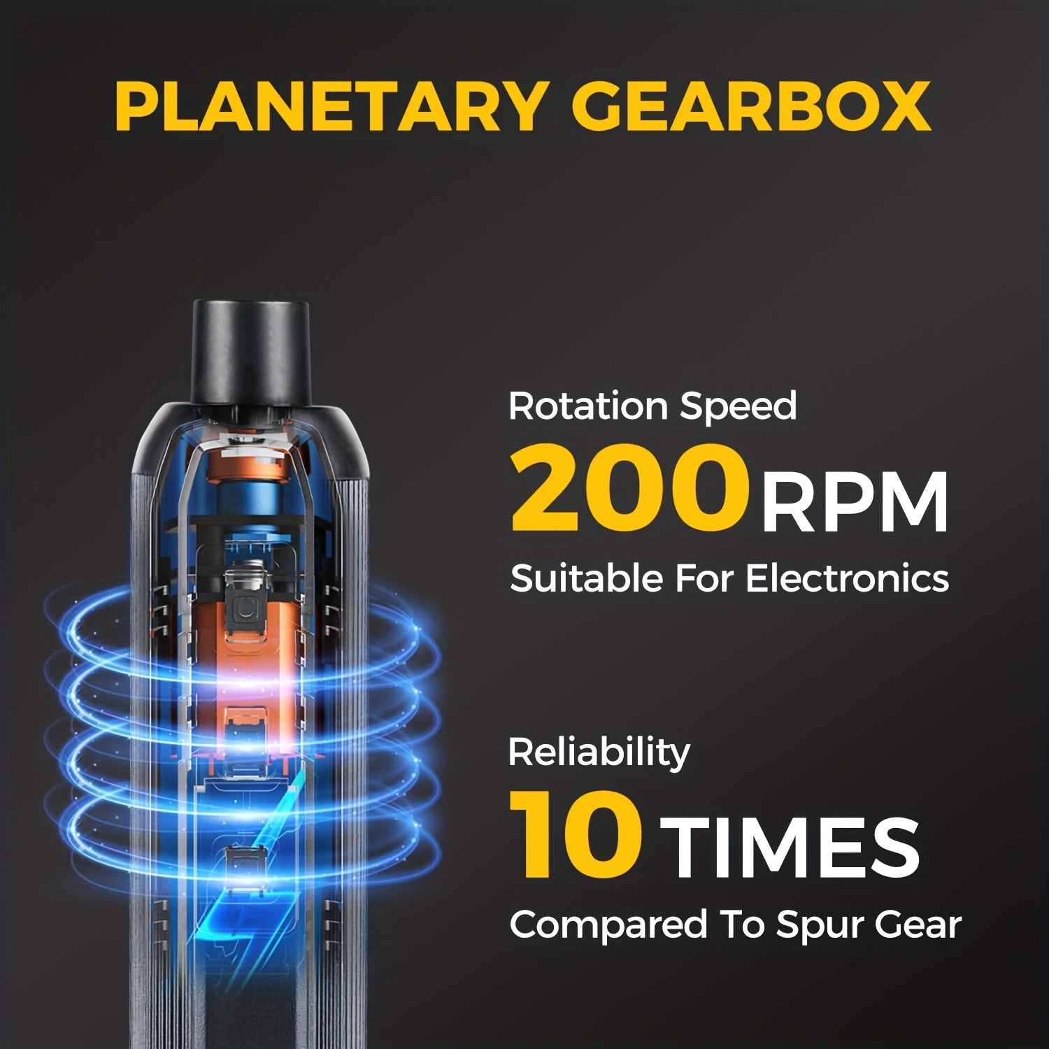 VMAN 46-in-1 Mini Electric Precision Screwdriver Set with Magnetic Bits (, 46 Bits) - - -like Repair Tool Kit for Electronics, Smartphones, Laptops, Watches, Cameras - Compatible with H4 Flashlights &