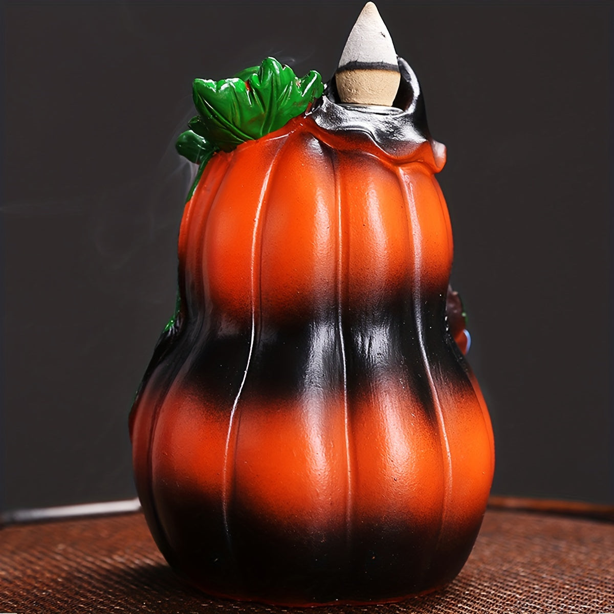 1pc Exquisite Waterfall Incense Burner - Handcrafted Resin Aromatherapy Decor - Aesthetically Pleasing Home Fragrance for Festive Seasons & Everyday Use - Ideal Christmas, Easter, Halloween, Thanksgiving Gift