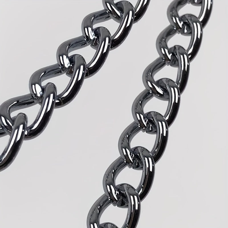 [Trendy Iron Chain For Halloween] Trendy And Stylish Men's Iron Waist Chain, A Cool And Eye-catching Accessory For Halloween In Europe And America.