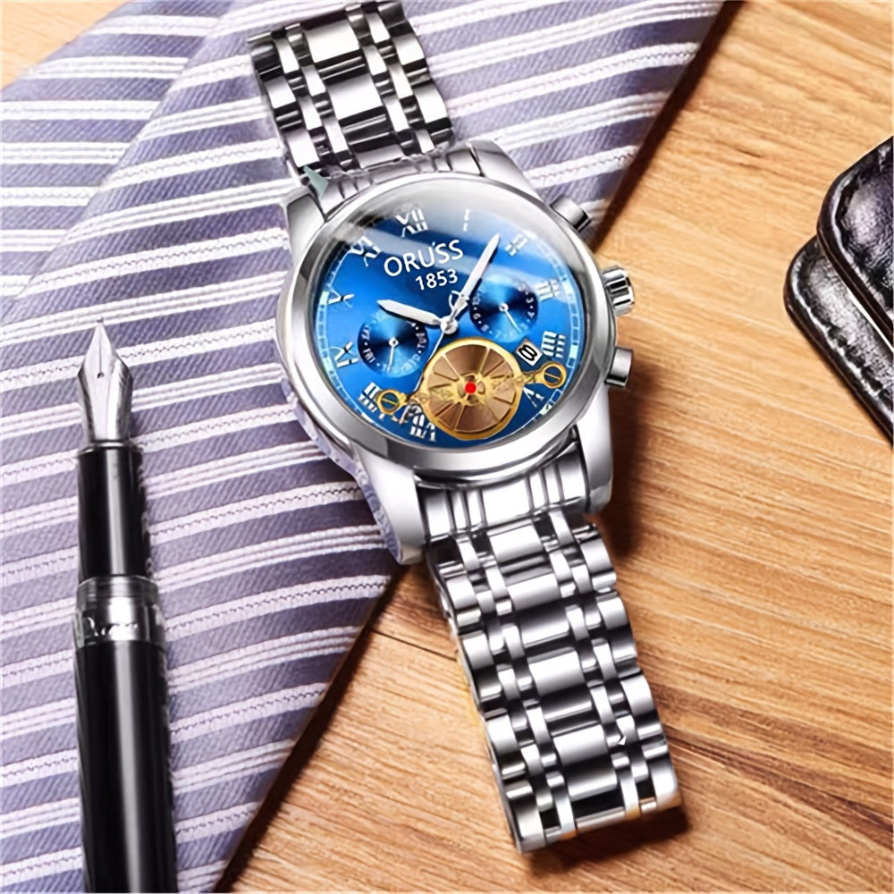 A Stylish, High-end, Durable, Handsome, And Precise Men's Watch That Is Versatile For Business And Fashion Trends.