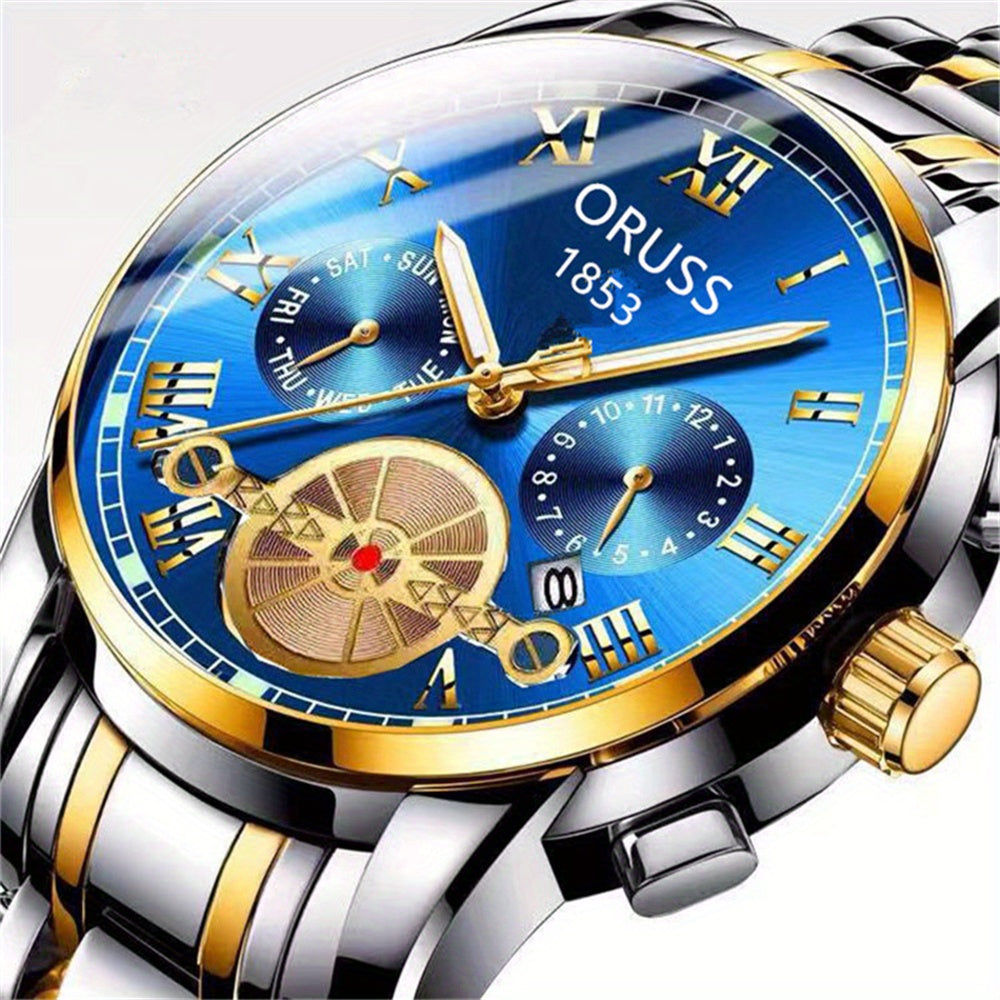 A Stylish, High-end, Durable, Handsome, And Precise Men's Watch That Is Versatile For Business And Fashion Trends.