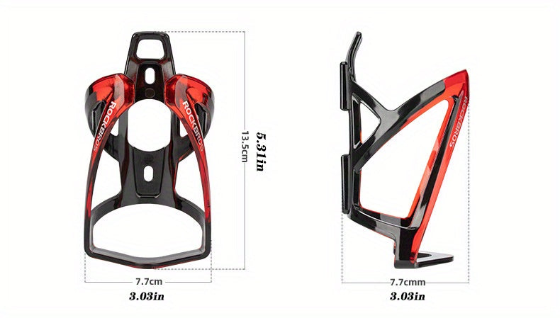 Premium Two-Tone Bike Water Bottle Holder - Durable & Lightweight for Mountain & Road Bikes - Perfect Outdoor Cycling Accessory