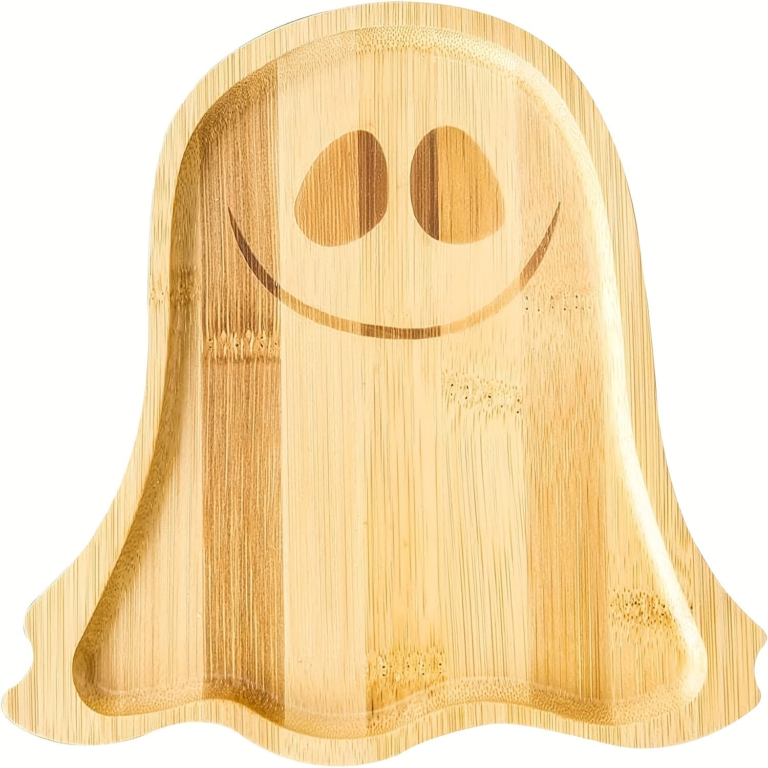 1pc Halloween-Themed Wooden Cutting Board - Easy Clean, Durable, Choose Your Design: Angry Pumpkin or - Perfect for Cheese, Charcuterie & BBQs - Ideal Kitchen Accessory